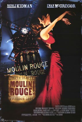 MOULIN ROUGE-movie one sheet 24 x 36 in. POSTER