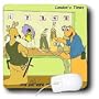 Londons Times Funny Bugs and Slugs Cartoons - Wilted Snail At Police Lineup. Morton Salt Girl GUILTY - Mouse Pads