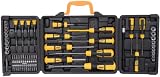 Rolson Tools 36820 60 Piece Screwdriver Set in Blow Moulded Case