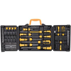 Rolson Tools 36820 60 Piece Screwdriver Set in Blow Moulded Case