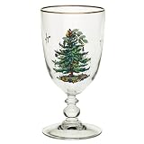 Spode Christmas Tree Pedestal Goblets, Set of 4