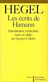 Les écrits de Hamann