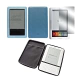 Skque Screen Protector Guard For Barnes & Noble Nook 6 inch Eva Carrying Case Black SILI-BLU by SKQUE