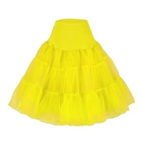 Flora Women's 50s Vintage Rockabilly Petticoat, 25
