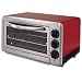 KitchenAid KCO1005ER 1/2-Cubic-Foot 6-Slice Countertop Oven, Empire Red