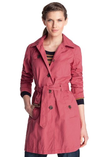 ESPRIT Damen Trench Coat, C21881, Gr. 36 (S), Rot (market red 615) Preisvergleich