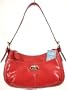 Nine West Danielle Hobo Bag Purse Red Faux Leather