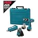 Makita 6217DWDEX 12-Volt 3/8-Inch MFORCE Cordless Drill Kit with Free Pair of Mechanix Wear Gloves