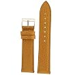 Genuine Leather Watch Band Pearl Finish Bronze Brown 18mm