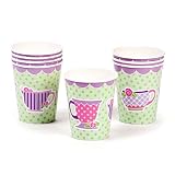 Girly Tea Party Cups (8 pc)