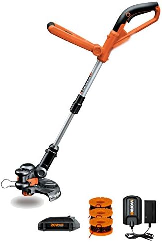 Salee Shop WG155 WORX 10" 20V Lithium GT Cordless 2-in-1 Grass Trimmer & Edger