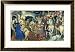 Adoration of the Magi (Detail) Framed Art Poster Print by Gentile Da Fabriano, 32x24