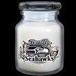 Seattle Seahawks 3 3/4" Team Candle - NFL Football Fan Shop Sports Team Merchandise