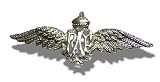 Image of Solid Silver RAF Winged Sweetheart Badge/Brooch