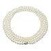Sterling Silver White Freshwater Cultured Pearl A Grade  6.5-7mm Necklace, 60