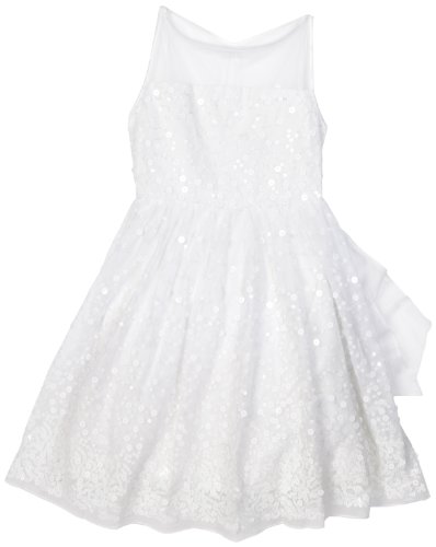 Ruby Rox Kids Girls 7-16 Sequin Illusion Dress