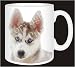Kitchen & Housewares : SIBERIAN HUSKY DOG Face Coffee Mug
