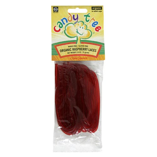 Candy Tree Organic Raspberry Laces, Wheat-Free, Gluten-Free, 2.6-Ounce Packages (Pack of... by Candy Tree