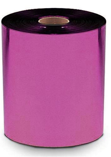 Metallic Streamers 4 in. x 500ft. Roll Purple