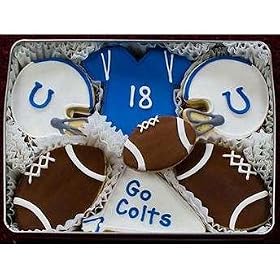 Colts Decorated Sugar Cookie Gift Tin by Wisconsinmade