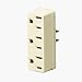 LEVITON MFG L01-00698-00I OUTLET PLUG-IN ADAPTOR- IVORY CD