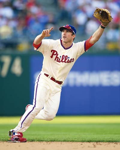 Chase Utley Phillies 8x10 Photograph AAMG217