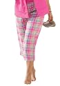 Woman Within Plus Size Petite Knit Waist Capri
