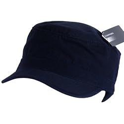New Military Army Cadet Gi Castro Hat Cap Navy Blue Urban Small / Medium