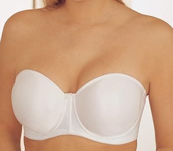 Goddess Smooth Simplicity Molded Underwired Bridal Strapless Bra Style 3930