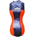 Vinyl Double Angled Upper Cut Body bag Filled Kick Boxing Punch bags Red Black 4 ft