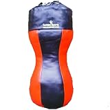Vinyl Double Angled Upper Cut Body bag Kick Boxing Punch bags Red Black 4 ft