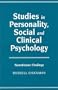 Studies in Personality, Social and Clinical Psychology