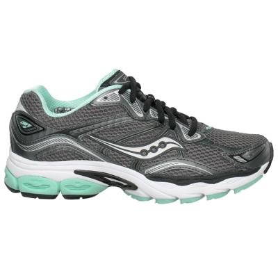 Saucony Women's Pro Grid Omni Running Shoe,Grey/Aqua,9.5 M US