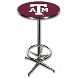 Sports Fan Products Texas A&M Aggies Chrome Pub Table