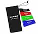 OlympiadaGear.com Exercise Resistance Loop Band Set - Set of 4 + Bonus Band - in Home Gym Elastic Strength and Fitness Training for All Workouts - Stretch Bands for Aid in Physical Therapy