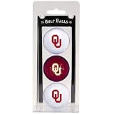 Oklahoma Sooners Pack of 3 Golf Balls from Team Golf
