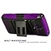 CASEFORMERS Duo Armor PURPLE for LG Lucid 3 (VS876) Combo Case with Stand and Holster