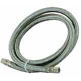 IMAGE OF Ez-Flo Stainless Steel Braided Refrigerator Water Line Hose - 60 Inch