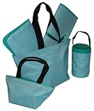 Aqua Teal Diaper Tote - Five Piece Set