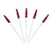 G2PLUS 100 Pack Disposable Eyelash Mascara Brushes Wands Applicator Makeup Brush Kits (White & Rose)