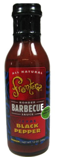 Frontera Texas Black Pepper Border Barbecue Sauce All Natural 12 Oz. by Frontera