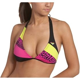 Roxy Juniors' Funky Bunch Hula Halter Bikini Top