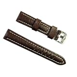 BANDA WYOMING BUFFALO LEATHER CHRONOGRAPH SPORT PANERAI BREITLING WATCH BAND STYLE DESIGN-REAL... by Caddy Bay Collection