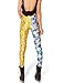 Dawdyfu Womens Cartoon Galaxy Finn and Jake Adventure Time Leggings Pants