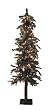 4' Pre-Lit Frosted Alpine Artificial Christmas Tree - Clear Lights