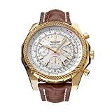 Breitling Bentley Motors Mens Automatic Watch Chronograph 18K Yellow Gold Silver Dial... by Breitling