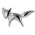 Brilliant Silver Tone Fox Animal Brooches Pin