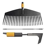Produkt-Bild: Fiskars 136602  QuickFit Laubbesen, Fugenkratzer und Stiel