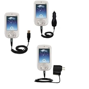 Deluxe Kit for the i-Mate Jam includes a USB cable with Car and Wall Charger - Gomadic... by 