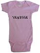 VANESSA / Hurry Up - Name-series - White or Pink Onesie / Baby T-shirt